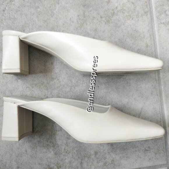 Oak + Fort Square Toe Mule Heels - Picture 7 of 11